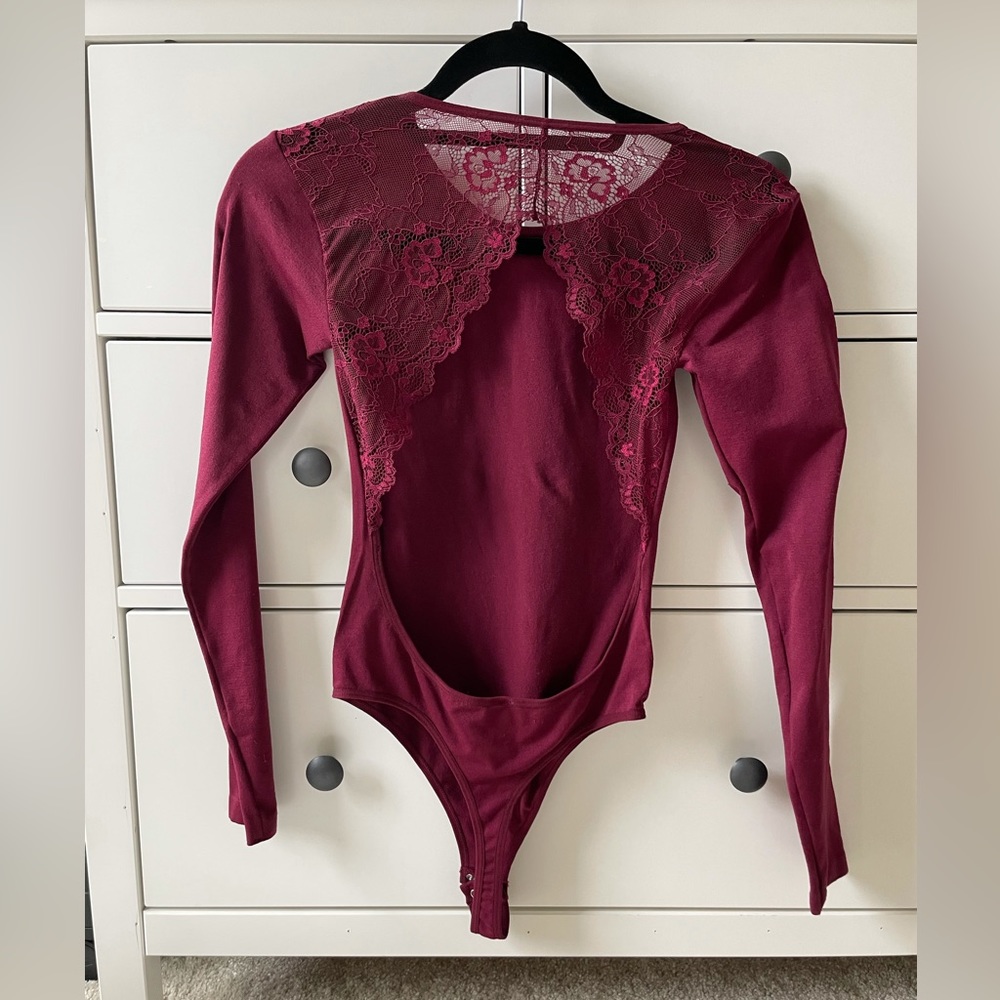 Open back body suit